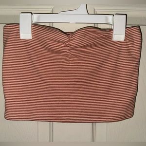 Striped XL tube top full tilt